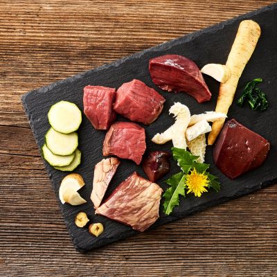 Thumbnail 4: Fleischeslust Futterbox Rindermenü (6x800g) Hundewurst