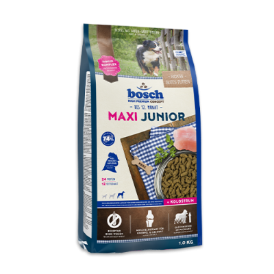 Thumbnail 1: bosch Tiernahrung HPC Maxi Junior Hundefutter – Weizenfrei – 1kg