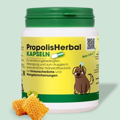 Thumbnail 2: cdVet PropolisHerbal 100 Kapseln – für Vitalität und Wohlbefinden beim Hunden, Katzen und Pferden