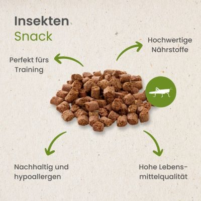 Thumbnail 5: kauartikel.com Insekten Snack - Hunde-Kauartikel - Hunde-Snack - Kausnack - Leckerli