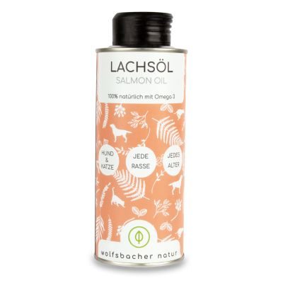 Thumbnail 14: Wolfsbacher Natur Natürliches Lachsöl für Hunde & Katzen 250ml