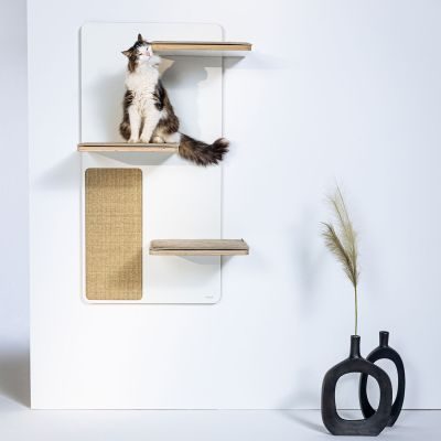 Thumbnail 3: stylecats® Kratzwand Relex 3 Liegeflächen Sisal beige Cozy beige, 70 x 37,5 x 120 cm