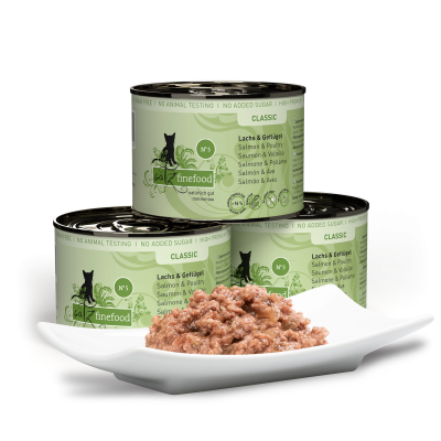 Thumbnail 3: catz finefood® catz finefood® Classic N° 5 - Lachs & Geflügel 200g