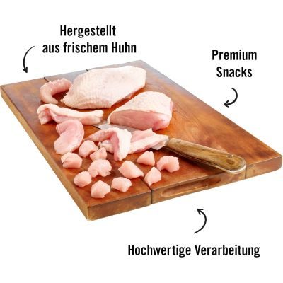 Thumbnail 4: Dogs'n Tiger Adult, Hunde Snacks, Fatzke, Leckerlies, 99% gefriergetrocknetes Hühnchenbrustfilet
