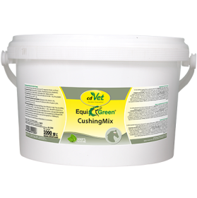 cdVet EquiGreen CushingMix 1 kg - Natürliche Futterergänzung für stoffwechselempfindliche Pferde