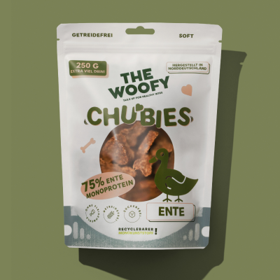 Thumbnail 2: THE WOOFY Ente Monoprotein Snack für Hunde