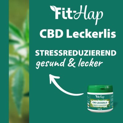 Thumbnail 4: Fit-Hap CBD Leckerlis 300 g – Natürliche Kaltpress-Snacks mit CBD für Hunde & Pferde