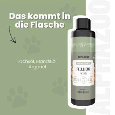 Thumbnail 5: ALPHAZOO ALPHAZOOFellliebe Futteröl für Katzen