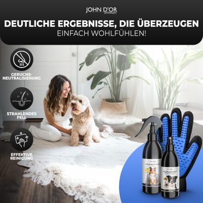 Thumbnail 5: John D‘or Kämmbarkeit, Entfilzung, Massage, leichte Anwendung, Geruchsneutralisierer, ohne Chemie, Made in Germany