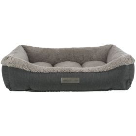 TRIXIE Vital Bett Bendson, eckig 110 × 85 cm / Dunkelgrau / Hellgrau