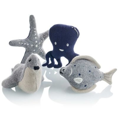 Thumbnail 2: HUNTER Hundespielzeug Skagen Tintenfisch, blau 21 cm