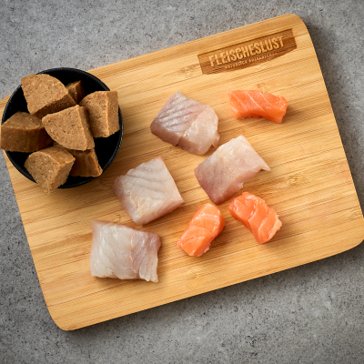 Thumbnail 2: Fleischeslust meat & treat Fisch (15x200 g) Trainingswurst