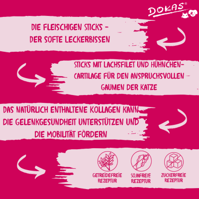 Thumbnail 3: Dokas Sticks mit Lachsfilet 10x 30g Multipack