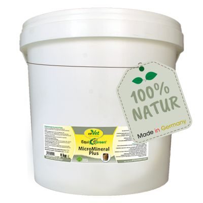 cdVet EquiGreen MicroMineral plus 8 kg – Natürliches Mineralergänzungsfuttermittel mit Moringa & Huminsäuren für Pferde