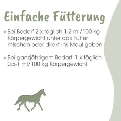 Thumbnail 3: cdVet EquiGreen Huf-Tonikum 5 L – Ergänzungsfutterlösung für den Hufstoffwechsel bei Pferden