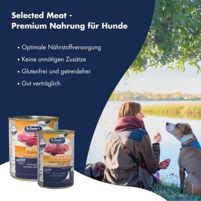 Thumbnail 5: Dr.Clauder’s Selected Meat Pute & Reis 800g