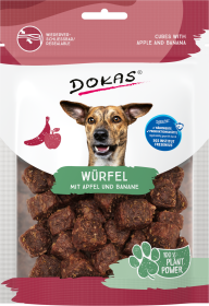 Dokas Würfel mit Apfel und Banane (100% pflanzlich) 5x 105g Multipack