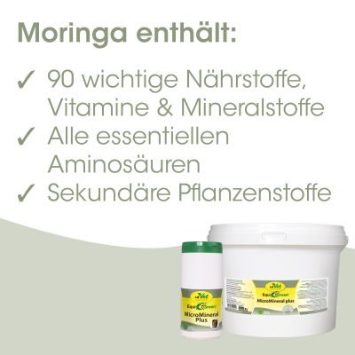 Thumbnail 5: cdVet EquiGreen MicroMineral plus 8 kg – Natürliches Mineralergänzungsfuttermittel mit Moringa & Huminsäuren für Pferde
