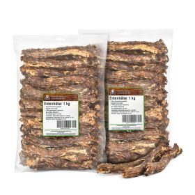 Kaureks Natur Hundeleckerlies Entenhälse  2 Kg - Hunde-Kauartikel - Snack - Kausnack - Leckerli