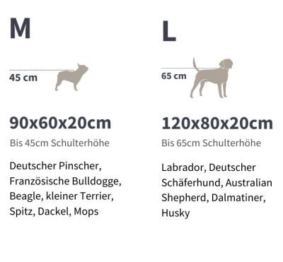 Thumbnail 7: ANUBIS orthopädisches Hundekissen Kitana Nougat L