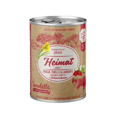 Sanabelle Heimat frische Forelle – Katzenfutter – getreidefrei – 400g