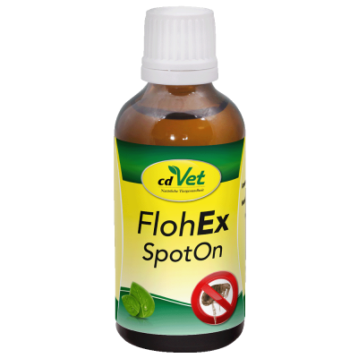 insektoVet® FlohEx SpotOn 50 ml – Natürliches Duftöl zur Geruchsmaskierung bei Hunden, Pferden & Kleintieren
