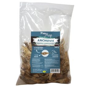 Fit-Hap FishHap Anchovis 200 g – 100 % natürlicher Fischsnack für Hunde & Katzen