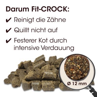 Thumbnail 1: Fit-CROCK® Active Lamm Maxi 3 kg – Kaltgepresstes Trockenfutter für aktive Hunde