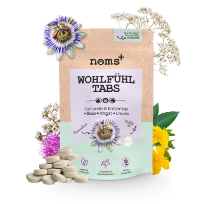 Thumbnail 5: Noms+ Wohlfühltabs für Hunde bei Stress, Angst, Unruhe und Hyperaktivität