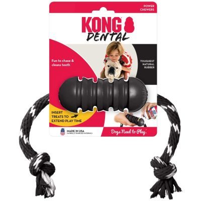 Thumbnail 1: KONG Hundespielzeug KONG® Extreme Dental mit Tau 12 cm (50 cm Gesamtlänge)