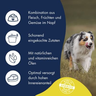 Thumbnail 1: Dr.Clauder’s Dr.Clauder´s B.A.R.F. Komplett Menue Hühnerfrikassee 400g