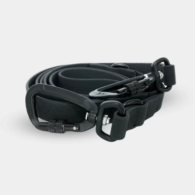 Thumbnail 1: Vitomalia Wasserleine 3-fach Verstellbare mit Sicherheitskarabiner Schwarz