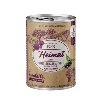Sanabelle Heimat zartes Hühnchen – Katzenfutter – Getreidefrei – 400g