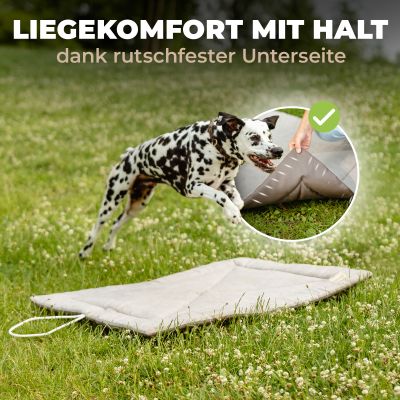 Thumbnail 4: Lous Lous Hunde Picknickdecke Grau / L-100x80x3cm