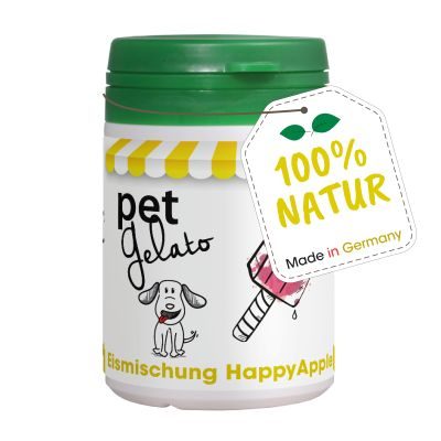 petGelato HappyApple 44 g – Erfrischender Eisgenuss für Hunde, Katzen & Pferde