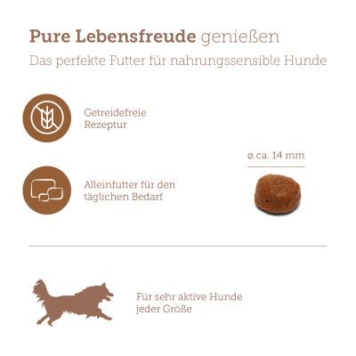 Thumbnail 3: mera pure sensitive Rind & Kartoffel, highprotein Hundefutter trocken mit Rind & Kartoffel, 12,5kg - MHD Ware!