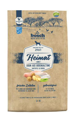 Bild 1 von 1: bosch Tiernahrung Heimat Huhn Bodenhaltung – getreidefreies Hundefutter – 1kg