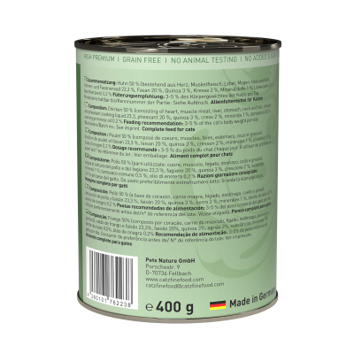 Thumbnail 2: catz finefood® catz finefood® Classic N° 15 - Huhn & Fasan 400 gr