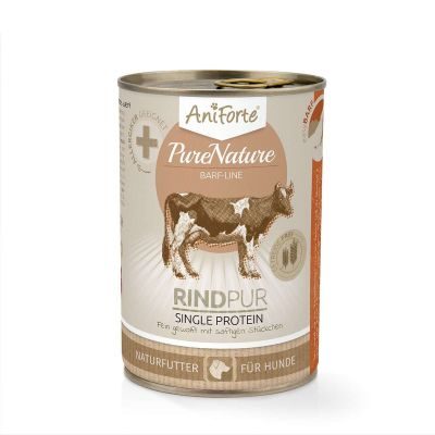 Thumbnail 7: AniForte Nassfutter Rind Pur 6 x 400 g