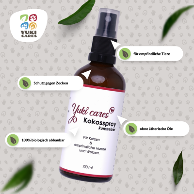 Thumbnail 1: Yuki cares Kokosspray Rumtreiber - Zeckenschutz für Katzen & Hundewelpen