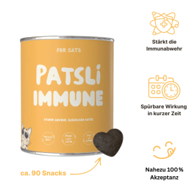 Patsli Immunsystem der Katze stärken mit Vitamin B-Komplex & Inulin