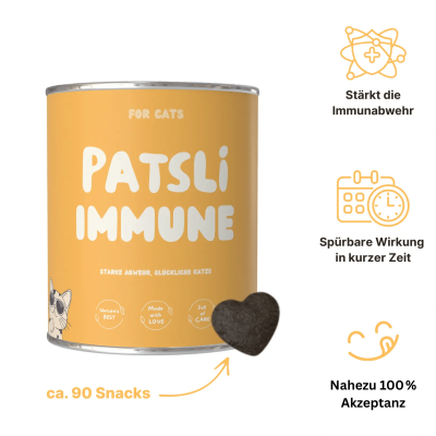 Thumbnail 1: Patsli Immunsystem der Katze stärken mit Vitamin B-Komplex & Inulin