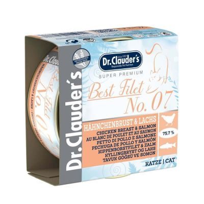 Dr.Clauder´s Best Filet No. 07 Hähnchenbrust & Lachs 70g