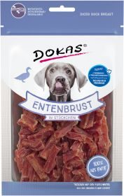 Dokas Entenbrust in Stückchen Trainingssnack für Hunde 10x 70g Multipack
