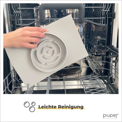 Thumbnail 5: PIUPET Anti Schling Napf I 300ml I Slow Feeder Hund I Antischlingnapf Katze I Antischlingnapf Hund I Spülmaschinenfester Schlingnapf