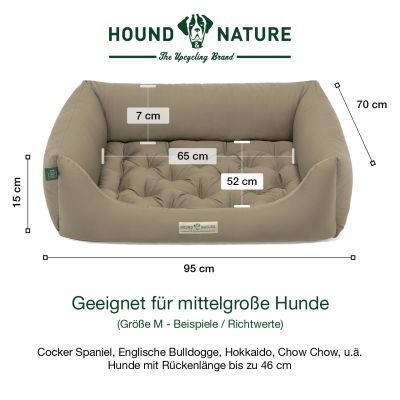 Thumbnail 2: HOUND&NATURE Öko-Hundebett ZERMATT Taupe M