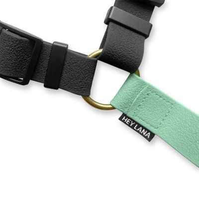 Thumbnail 7: Hey Lana Führgeschirr - Outdoor FLEX - 5-fach verstellbar mit Haltegriff Schwarz / Mint / M