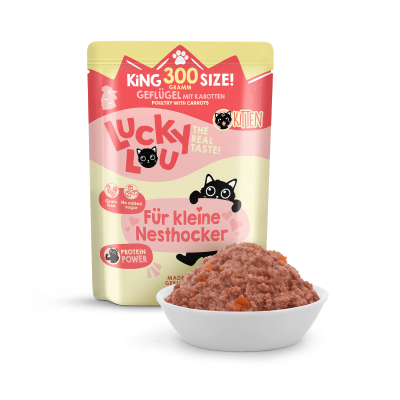 Thumbnail 3: Lucky Lou® Lucky Lou® Lifestage Kitten Geflügel 300g