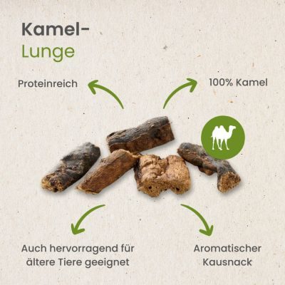 Thumbnail 4: kauartikel.com Kamel-Lunge - hypoallergener Hunde-Kauartikel - Hunde-Snack - Kausnack - Leckerli
