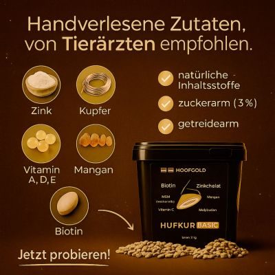 Thumbnail 6: Hoofgold Hufkur- 4 kg - Aus liebe zum Pferd